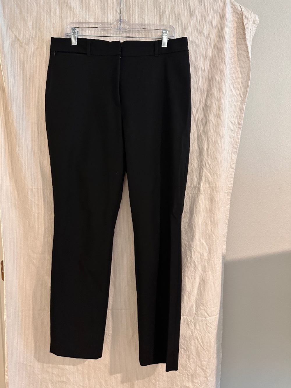White House Black Market Elle Slim Black Pants 14L